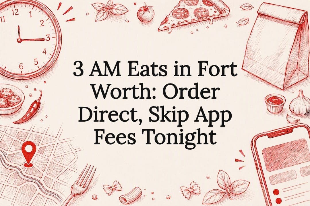 3 AM Eats in Fort Worth: Order Direct, Skip App Fees Tonight