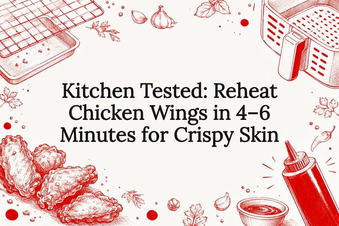 Kitchen Tested: Reheat Chicken Wings in 4–6 Minutes for Crispy Skin