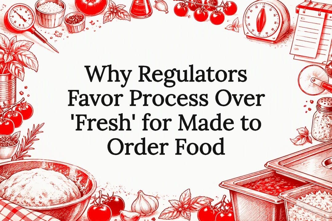 Why Regulators Favor Process Over 'Fresh' for Made to Order Food