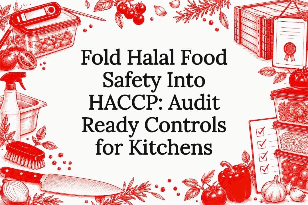Fold Halal Food Safety Into HACCP: Audit Ready Controls for Kitchens