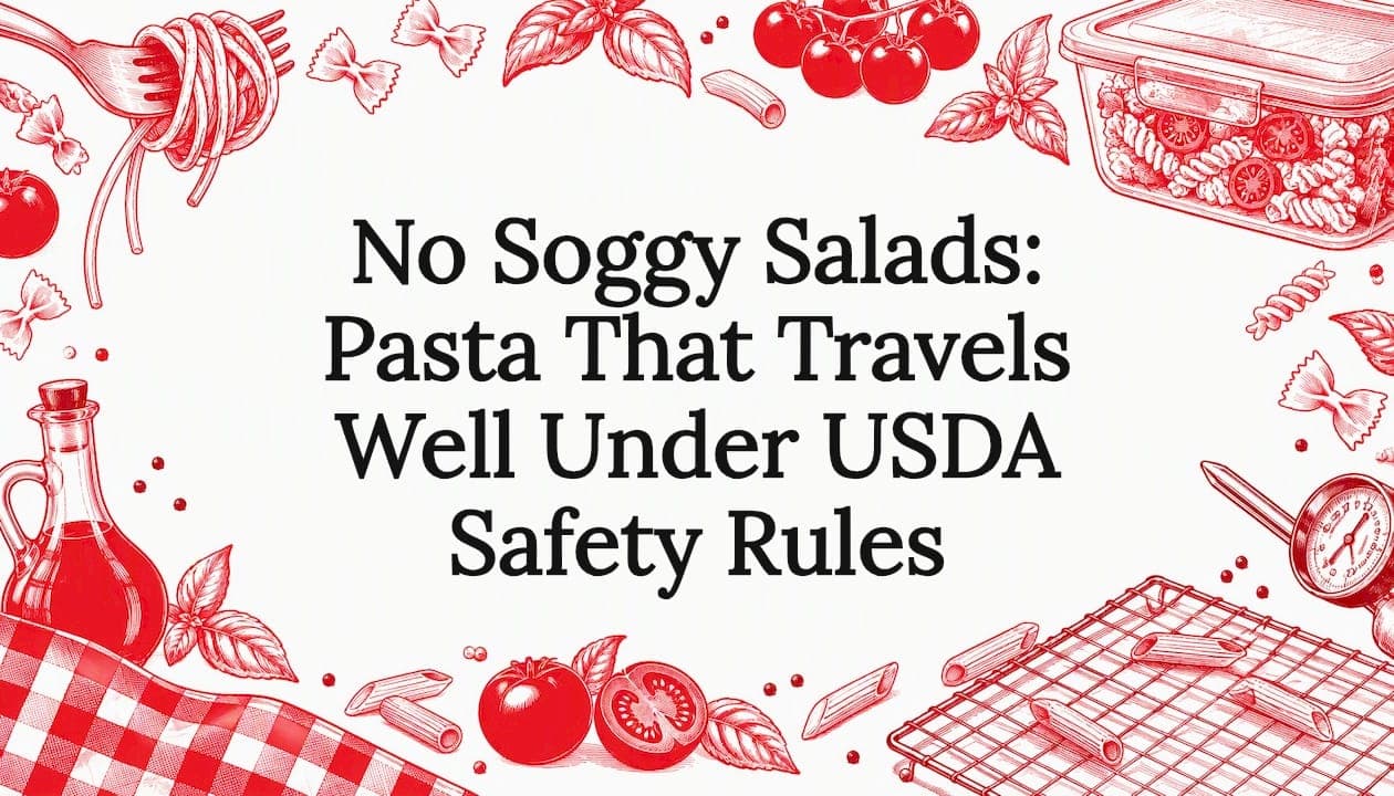 No Soggy Salads: Pasta That Travels Well Under USDA Safety Rules