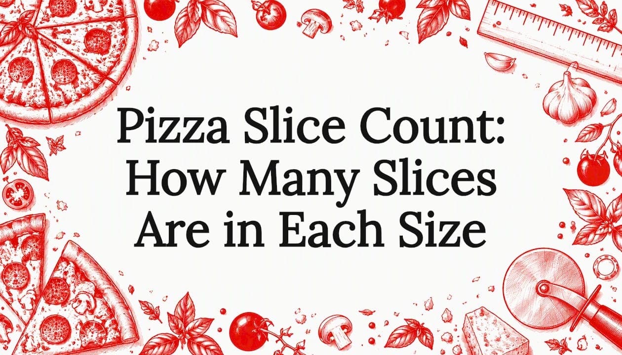 Pizza Slice Count: How Many Slices Are in Each Size
